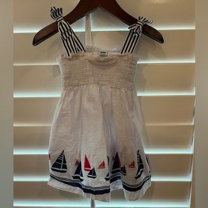 Janie & Jack Summer Sail Boat Dress
